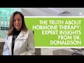 The Truth About Hormone Therapy Expert Insights from Dr Donaldson at 4Ever Young Morristown