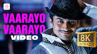 vaarayo vaarayo 8k 4k video song aadhavan suriya nayanthara harris jayaraj chinmayi