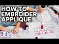 How to Applique with Embroidery Machine EASY Machine Embroidery for Beginners