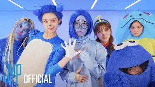 nmixx blue valentine dance practice blue character ver 