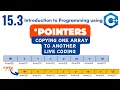 Copying Arrays Using Pointers in C Arrays With Pointers CS201 Short Lecture Urdu Hindi