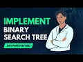 How to Implement Binary Search Tree in Java Insertion Deletion Traversing