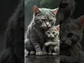 Download Lagu Emotional Gray Cat Embraces Wet Kitten in Rain#shorts #cat#ginger#ytshorts#viralshorts#views