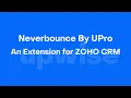 NeverBounce Entension By UPro - User Guide