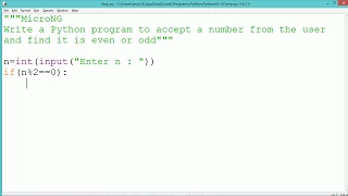 Python Program
