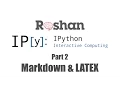 2 Markdown LaTeX - IPython Notebook Tutorial