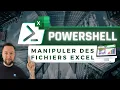 PowerShell How to manipulate Excel files