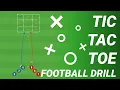 The Tic-Tac-Toe Football Drill