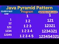 Java Pyramid Patterns Explained 3 Interrelated Patterns Class 9 10 ICSE