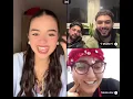 ايناس مع موزو ونزار والجين رباعي مع دودو المغربية مشكلة مع نزار وايناس لايف 3/2
