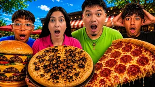 Comiendo COMIDA GIGANTE por PRIMERA VEZ... NO PUDIMOS!