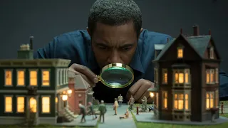 a man control an entire town using a miniature model a small town movie recap