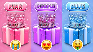 Choose Your Gift Pink Purple Or Blue How Lucky Are You Quiz Shiba 
