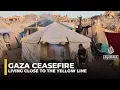 Lagu Displaced Palestinians return to Gaza’s yellow line despite Israeli shelling and danger