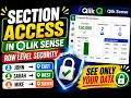 Section Access in Qlik Sense Explained Row-Level Security Data Reduction Tutorial