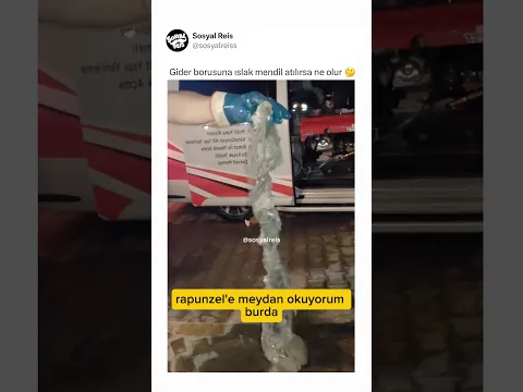 Gider borusuna ıslak mendil atılırsa ne olur 🤔