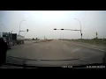 Accident front dash cam footage