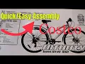 Fast and easy way to assemble Infinity Boss Three Disc Bicycle in less than 8 mins