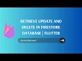 Retrieve and update data from firebase firestore database Flutter