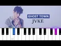 Download Lagu JVKE - ghost town (Piano tutorial)