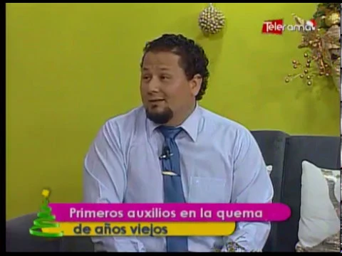 Primeros auxilios en la quema de años viejos