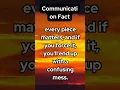 Effective communication is like a puzzle