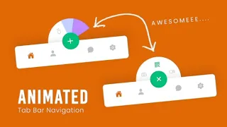 Animated Tab Bar Navigation using CSS Javascript