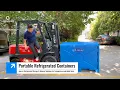 Portable Cold Storage Container Frozen or Refrigerated Storage Delivery Solutions By KingClima
