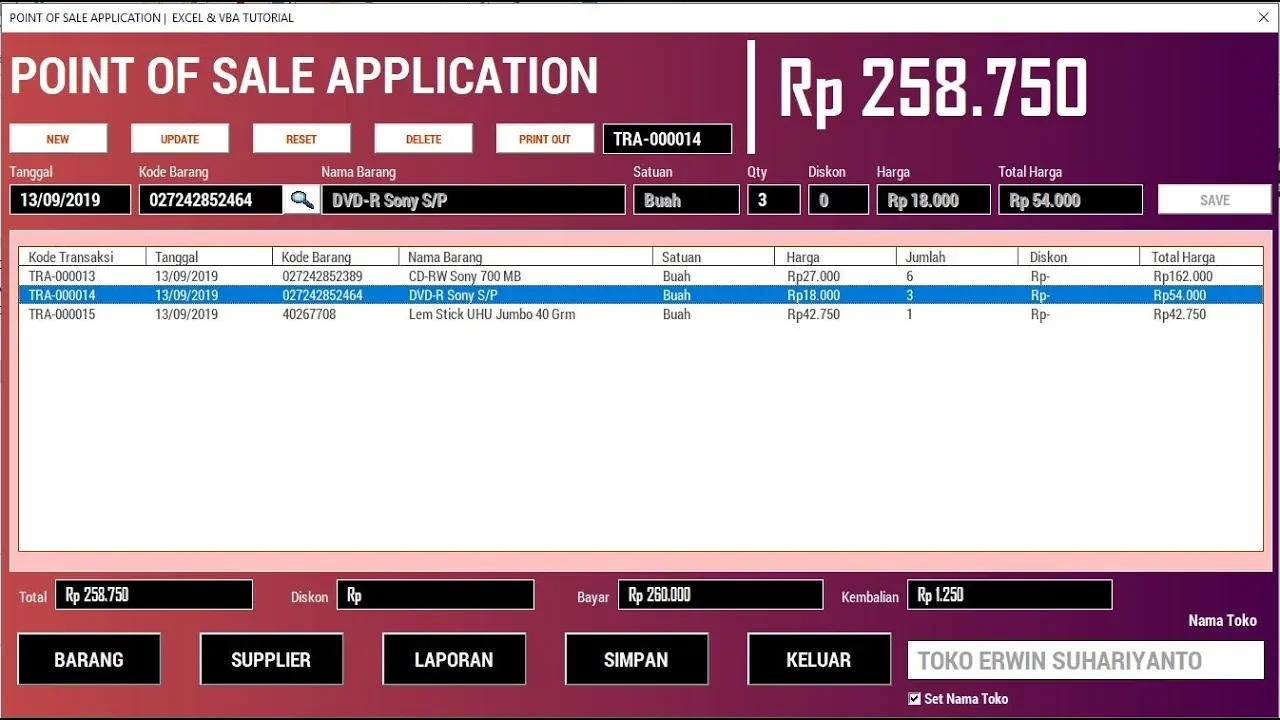 Aplikasi Konter HP | ANDROID
