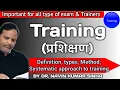 Training Definition Types Methods Systematic approach and Techniques