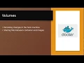 docker volume tutorial docker volume mount docker volume with examples volume vs bind mount