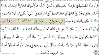 سورة الجن المصحف المعلم خليفة الطنيجي 