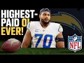 Chargers Star Rashawn Slater BREAKS NFL Offensive Line Salary Record