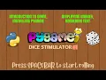 Dice Rolling Stimulator with python Game dev with Pygame Crazy Coders