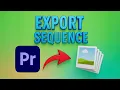 Export As Image Sequence Premiere Pro