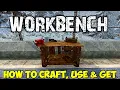7 Days To Die How To Use The Workbench Tutorial Crafting Getting and Using