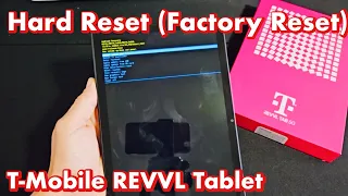 REVVL Tablet How to Hard Reset Factory Reset
