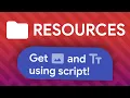 USING RESOURCES to get ASSETS in code 2