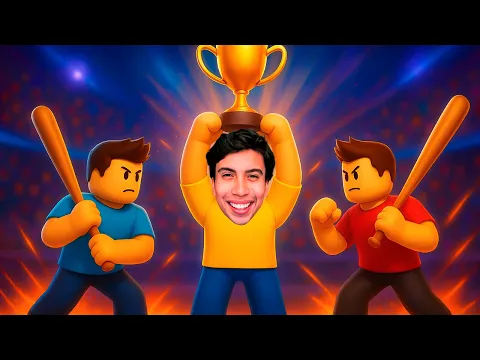 Video Thumbnail: HICE UN TORNEO DE PVP EN ROBA UN BRAINROT CON MI COMUNIDAD!🏆