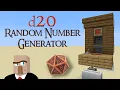 Minecraft Redstone d20 RANDOM NUMBER GENERATOR