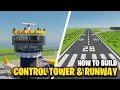 Lagu How To Build A CONTROL TOWER \u0026 RUNWAY In Minecraft! (Airport Collection Pt.2)