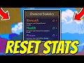 How To RESET STATS In Bizarre Lineage Roblox