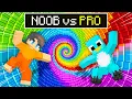 Download Lagu NOOB vs PRO: EXTREME RAINBOW DROPPER Challenge In Minecraft!
