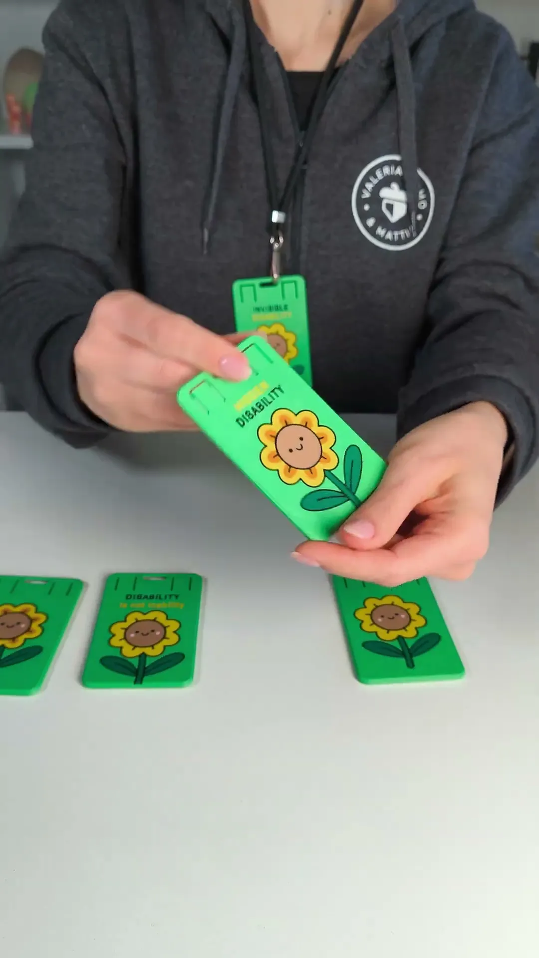 Sunflower Hidden Disability Badge / Card Holder