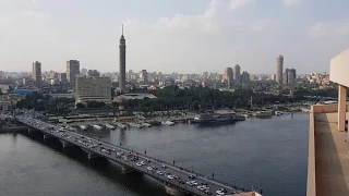 نهر النيل بمدينة القاهرة 