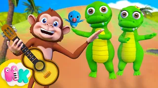 A Canção Feliz 🙉🎶 Cantar e Dançar | Música Infantil para Bebês e Crianças | HeyKids