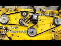 John Deere Mowing Deck Replacement Belt routing path Model 62 C for X700 series tractors