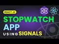 Create a Stop Watch using React JS React JS Project