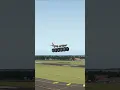 Download Lagu Landing of a giant passenger plane with tires larger than the fuselage, simulation