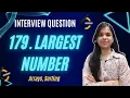 179 Largest Number Array Sorting Easy Explanation Leetcode